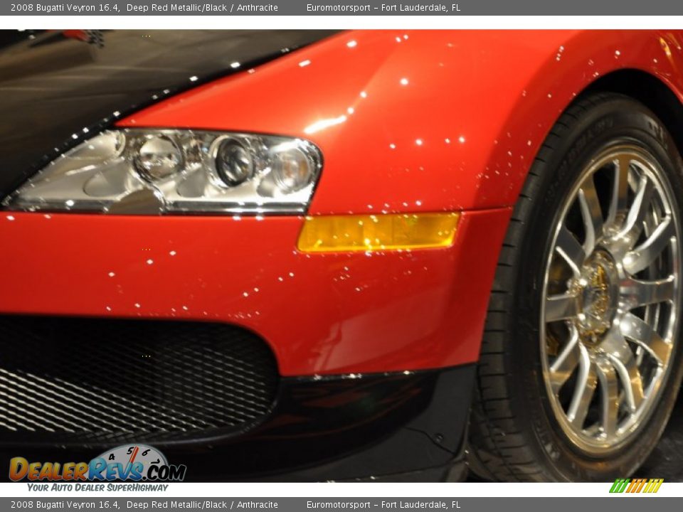 2008 Bugatti Veyron 16.4 Deep Red Metallic/Black / Anthracite Photo #45