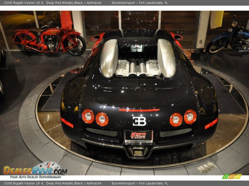 2008 Bugatti Veyron 16.4 Deep Red Metallic/Black / Anthracite Photo #53