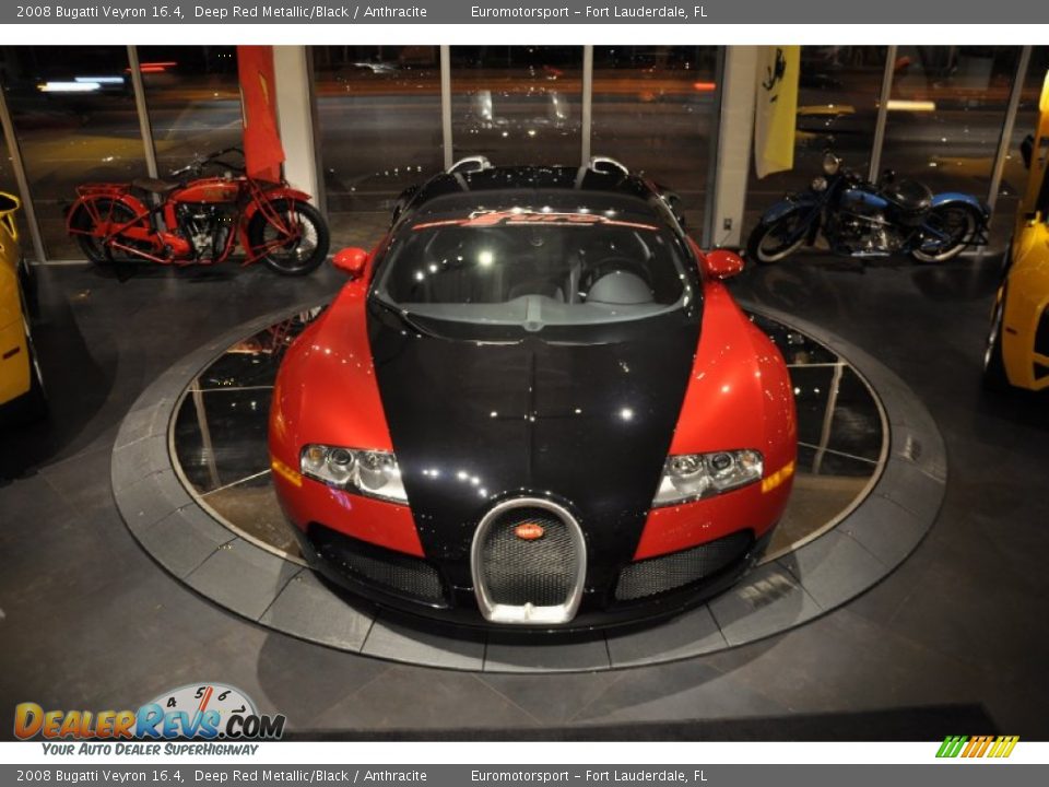 2008 Bugatti Veyron 16.4 Deep Red Metallic/Black / Anthracite Photo #57