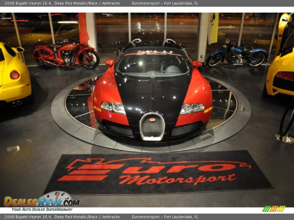 2008 Bugatti Veyron 16.4 Deep Red Metallic/Black / Anthracite Photo #59