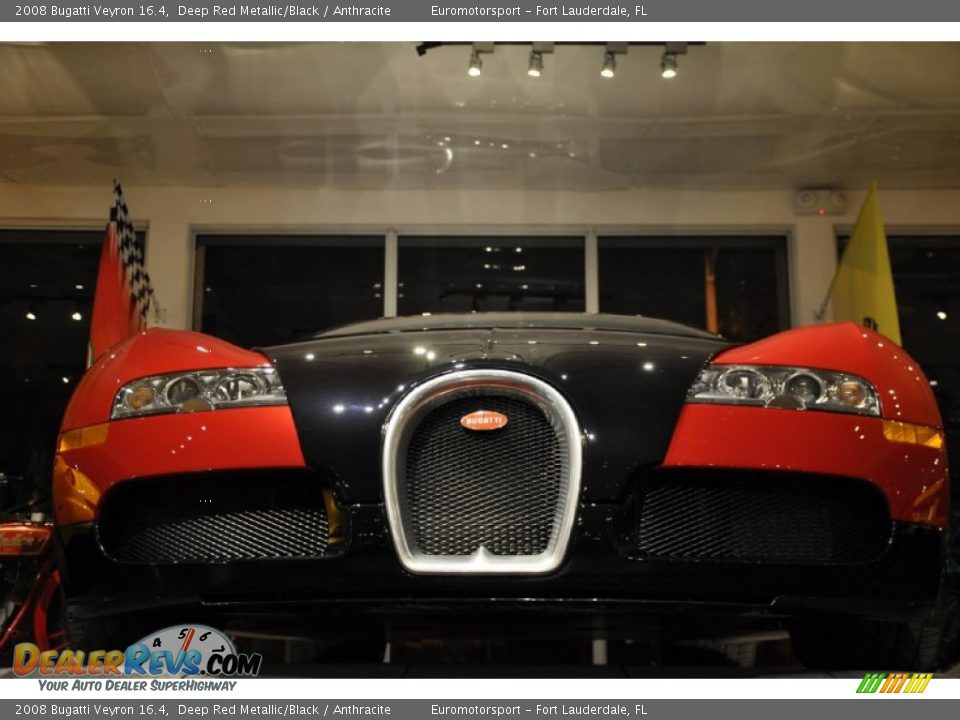 2008 Bugatti Veyron 16.4 Deep Red Metallic/Black / Anthracite Photo #62
