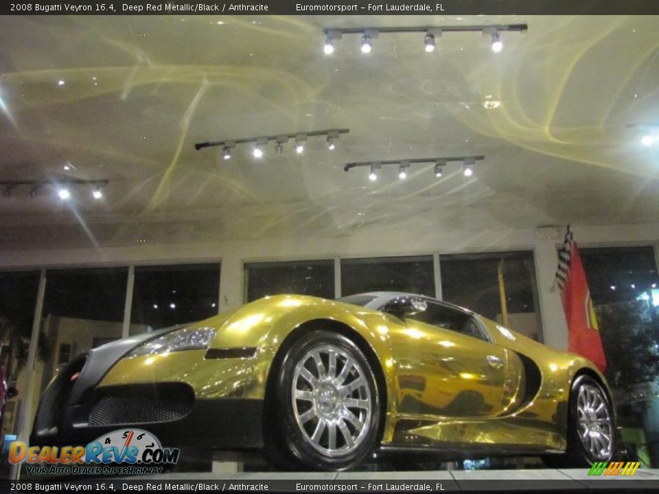 2008 Bugatti Veyron 16.4 Deep Red Metallic/Black / Anthracite Photo #67