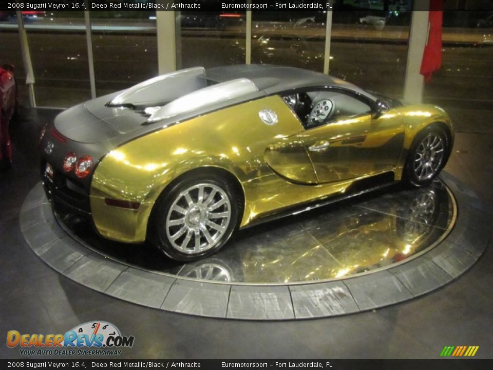 2008 Bugatti Veyron 16.4 Deep Red Metallic/Black / Anthracite Photo #68