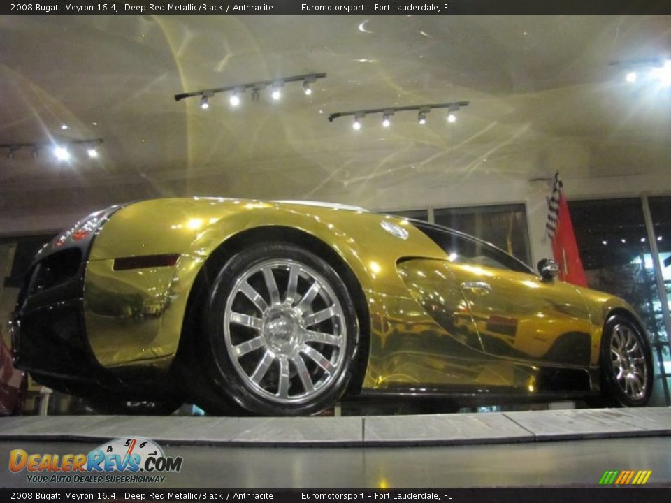 2008 Bugatti Veyron 16.4 Deep Red Metallic/Black / Anthracite Photo #71