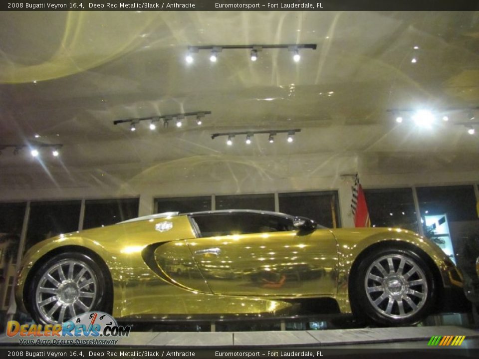 2008 Bugatti Veyron 16.4 Deep Red Metallic/Black / Anthracite Photo #75