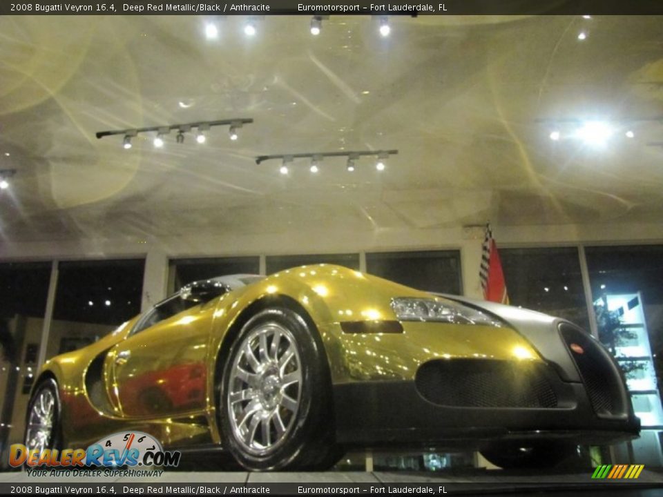 2008 Bugatti Veyron 16.4 Deep Red Metallic/Black / Anthracite Photo #79