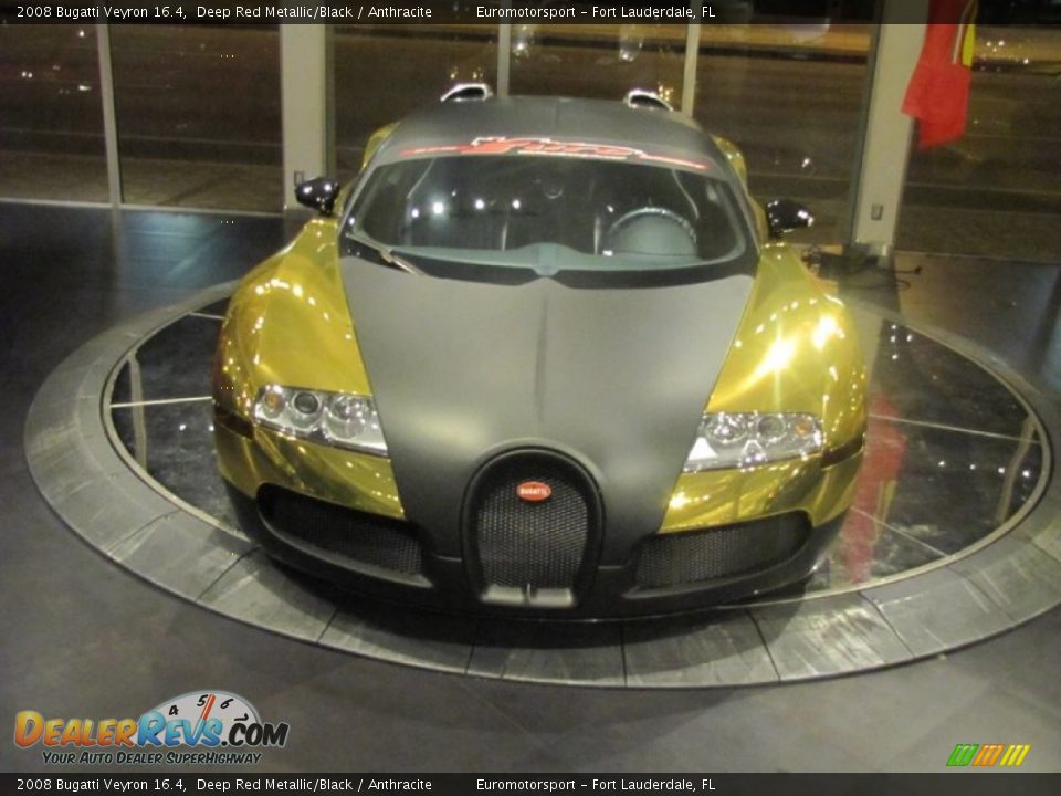 2008 Bugatti Veyron 16.4 Deep Red Metallic/Black / Anthracite Photo #80