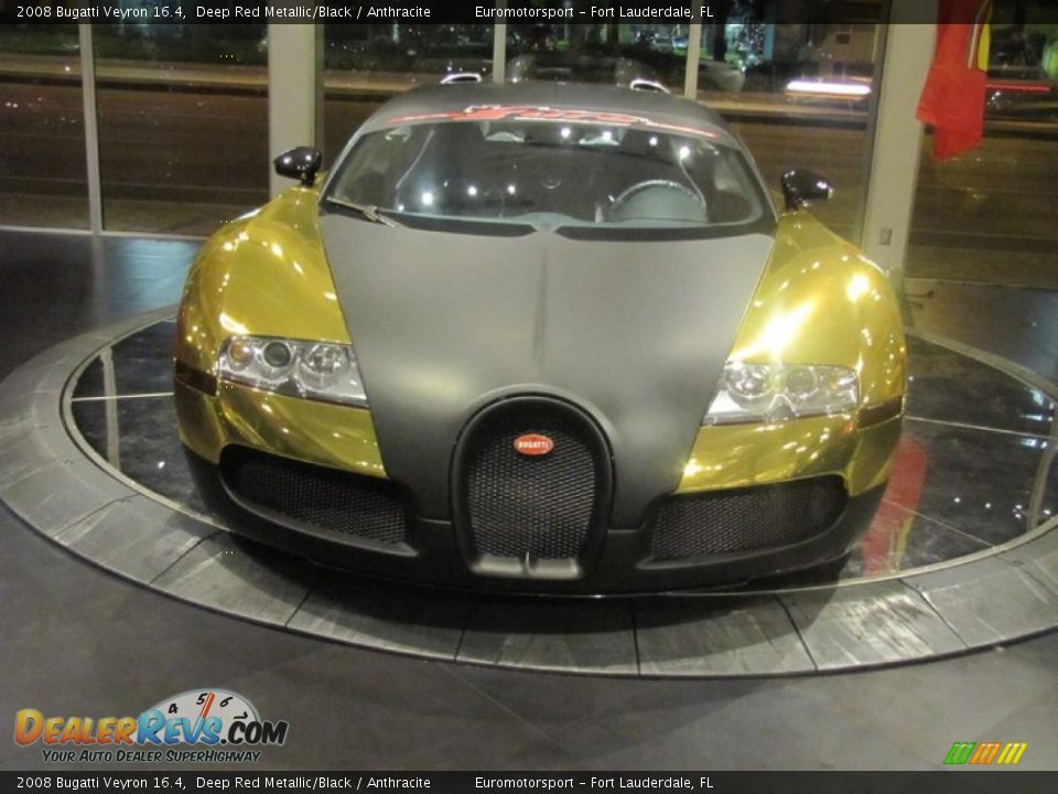2008 Bugatti Veyron 16.4 Deep Red Metallic/Black / Anthracite Photo #81