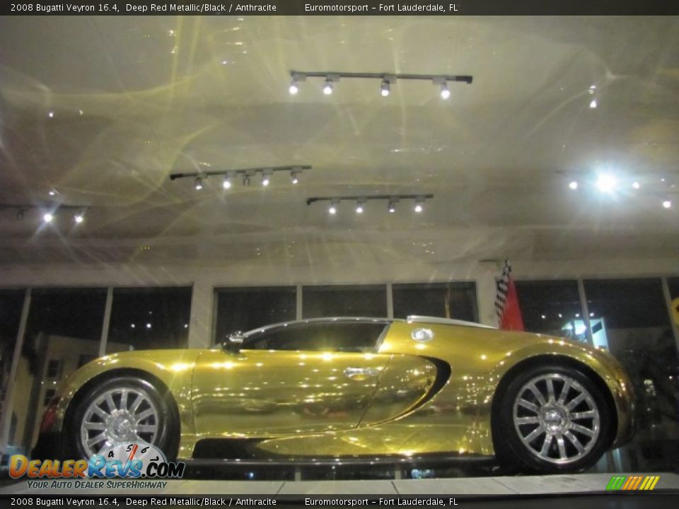 2008 Bugatti Veyron 16.4 Deep Red Metallic/Black / Anthracite Photo #87