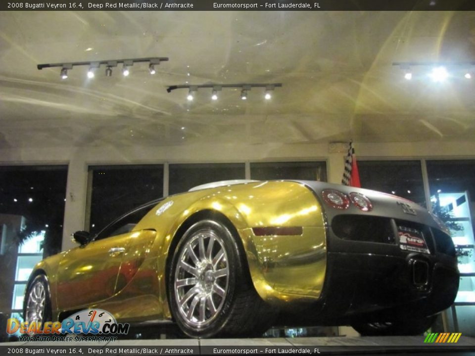 2008 Bugatti Veyron 16.4 Deep Red Metallic/Black / Anthracite Photo #91