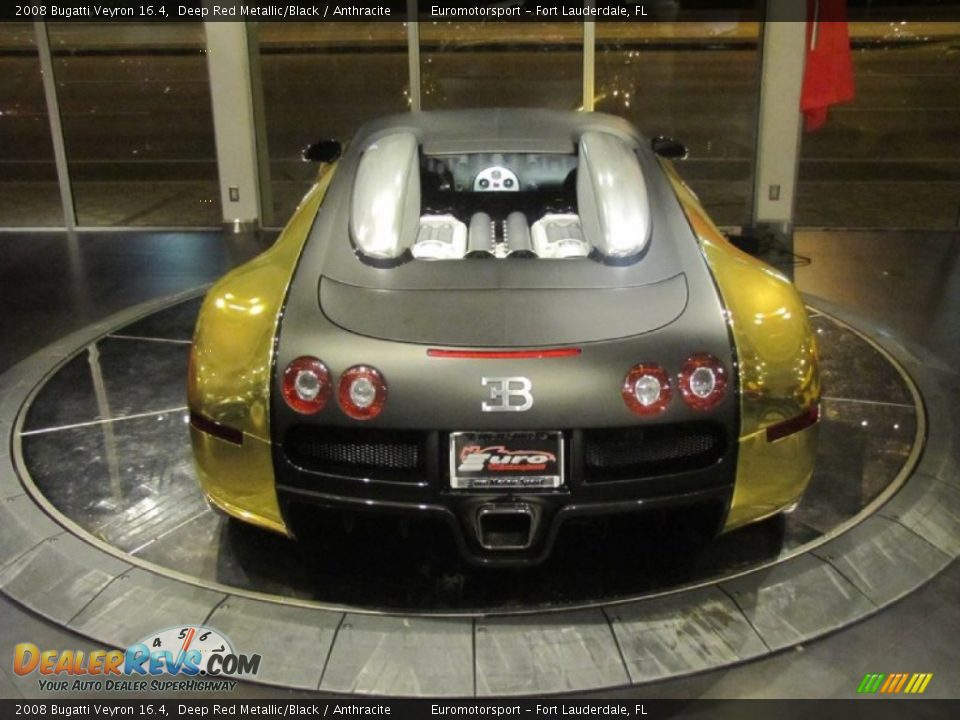 2008 Bugatti Veyron 16.4 Deep Red Metallic/Black / Anthracite Photo #92