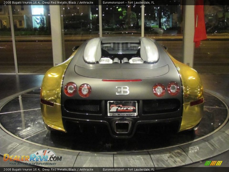 2008 Bugatti Veyron 16.4 Deep Red Metallic/Black / Anthracite Photo #93