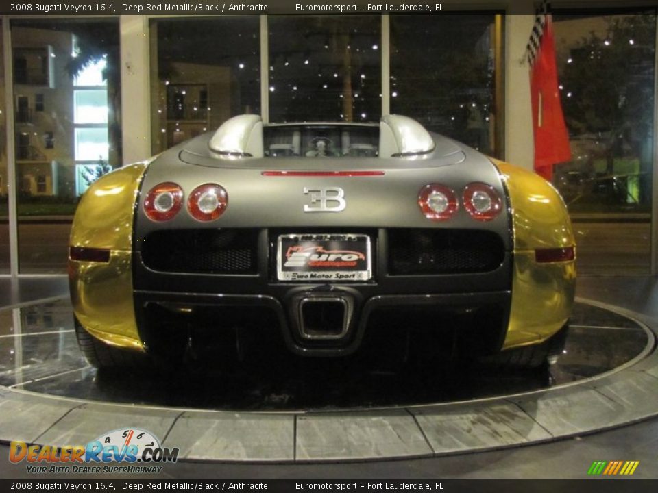 2008 Bugatti Veyron 16.4 Deep Red Metallic/Black / Anthracite Photo #94