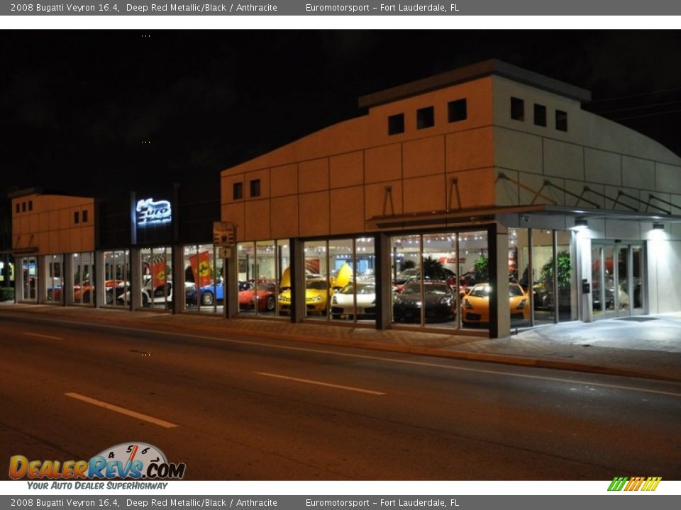 2008 Bugatti Veyron 16.4 Deep Red Metallic/Black / Anthracite Photo #96