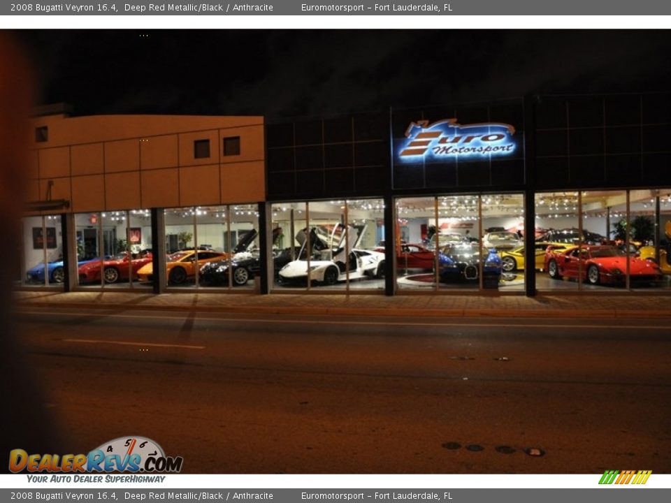 2008 Bugatti Veyron 16.4 Deep Red Metallic/Black / Anthracite Photo #97