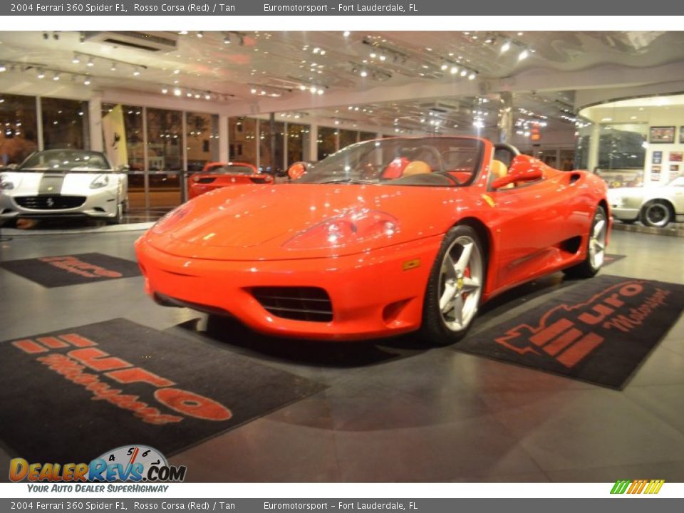 2004 Ferrari 360 Spider F1 Rosso Corsa (Red) / Tan Photo #1