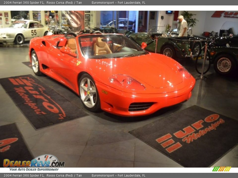 2004 Ferrari 360 Spider F1 Rosso Corsa (Red) / Tan Photo #3