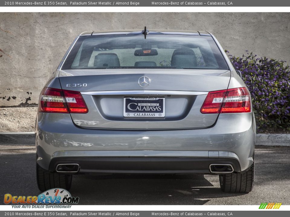 2010 Mercedes-Benz E 350 Sedan Palladium Silver Metallic / Almond Beige Photo #3
