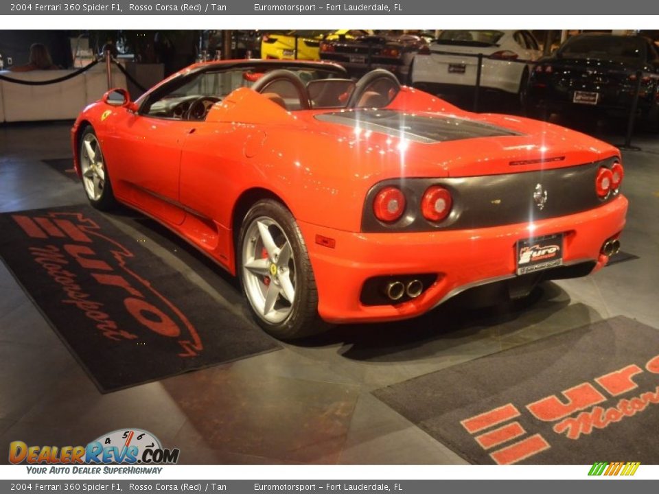 2004 Ferrari 360 Spider F1 Rosso Corsa (Red) / Tan Photo #8