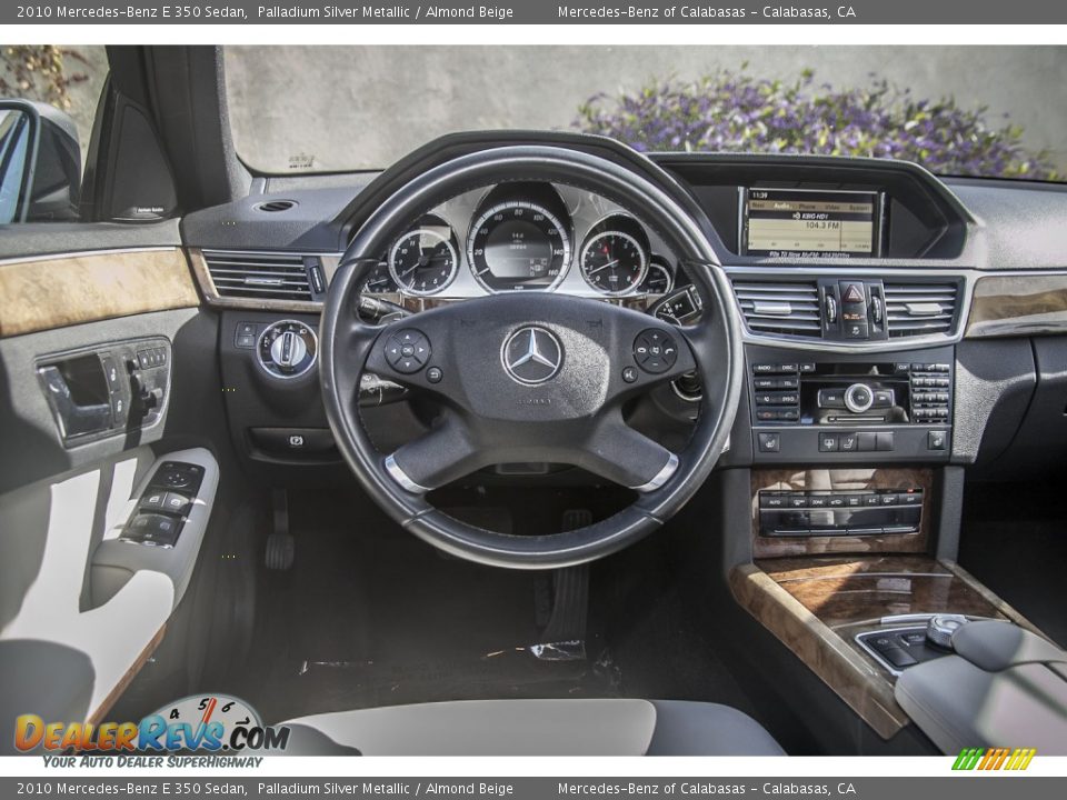 2010 Mercedes-Benz E 350 Sedan Palladium Silver Metallic / Almond Beige Photo #4