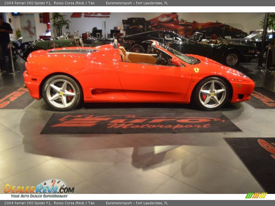 2004 Ferrari 360 Spider F1 Rosso Corsa (Red) / Tan Photo #9