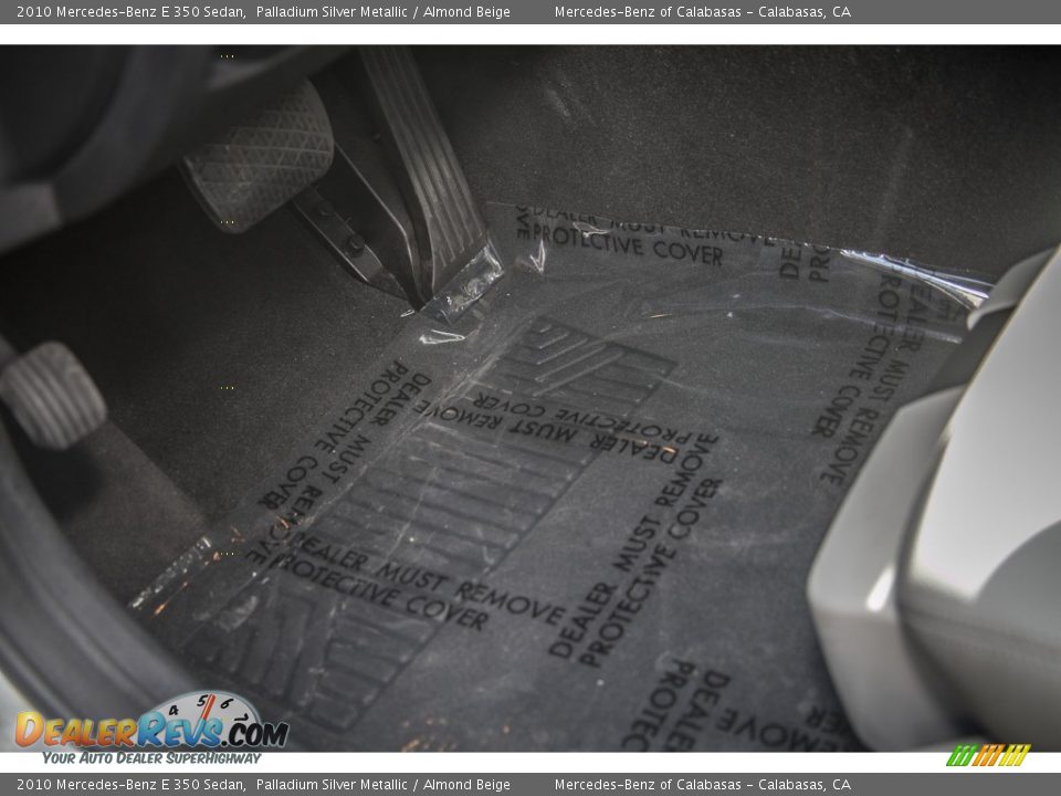 2010 Mercedes-Benz E 350 Sedan Palladium Silver Metallic / Almond Beige Photo #6
