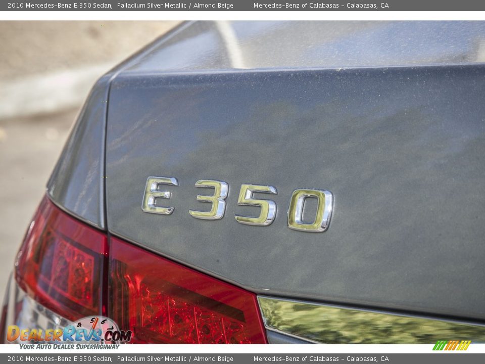 2010 Mercedes-Benz E 350 Sedan Palladium Silver Metallic / Almond Beige Photo #7