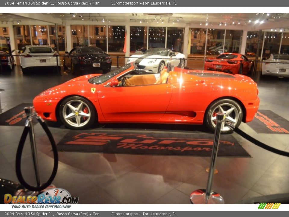 2004 Ferrari 360 Spider F1 Rosso Corsa (Red) / Tan Photo #15