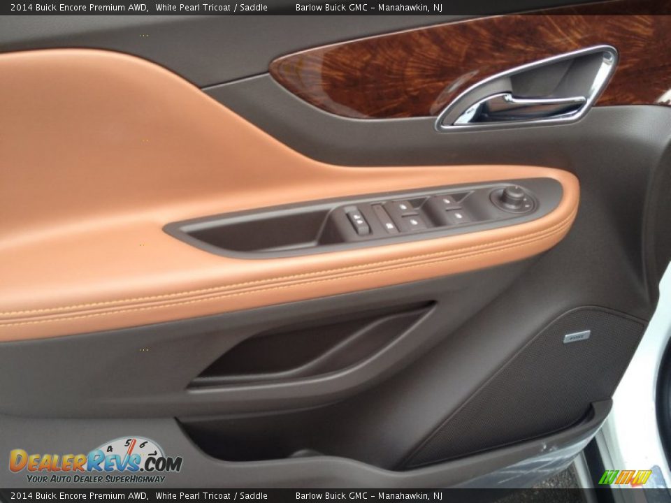 2014 Buick Encore Premium AWD White Pearl Tricoat / Saddle Photo #8