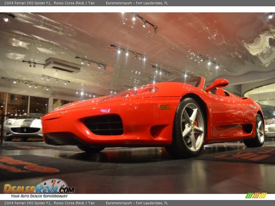 2004 Ferrari 360 Spider F1 Rosso Corsa (Red) / Tan Photo #19