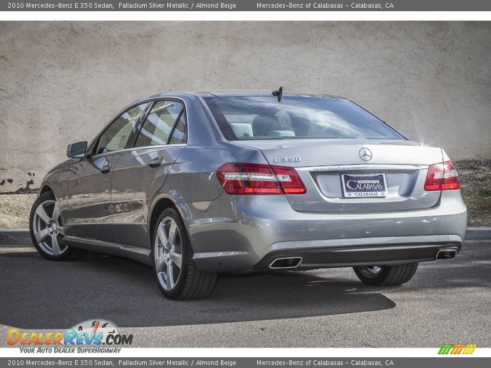 2010 Mercedes-Benz E 350 Sedan Palladium Silver Metallic / Almond Beige Photo #10