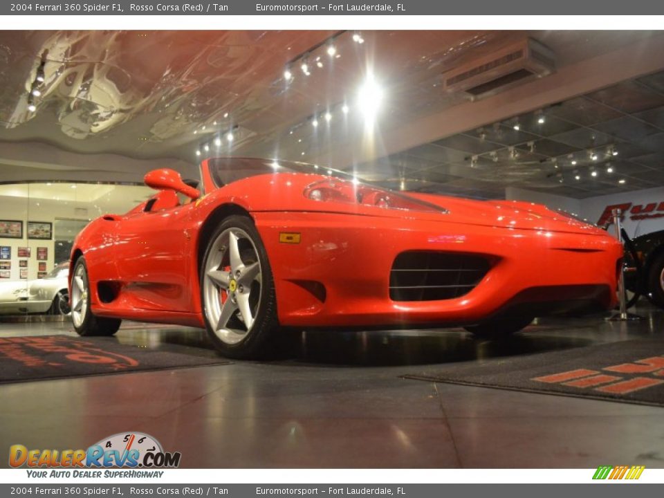 2004 Ferrari 360 Spider F1 Rosso Corsa (Red) / Tan Photo #20