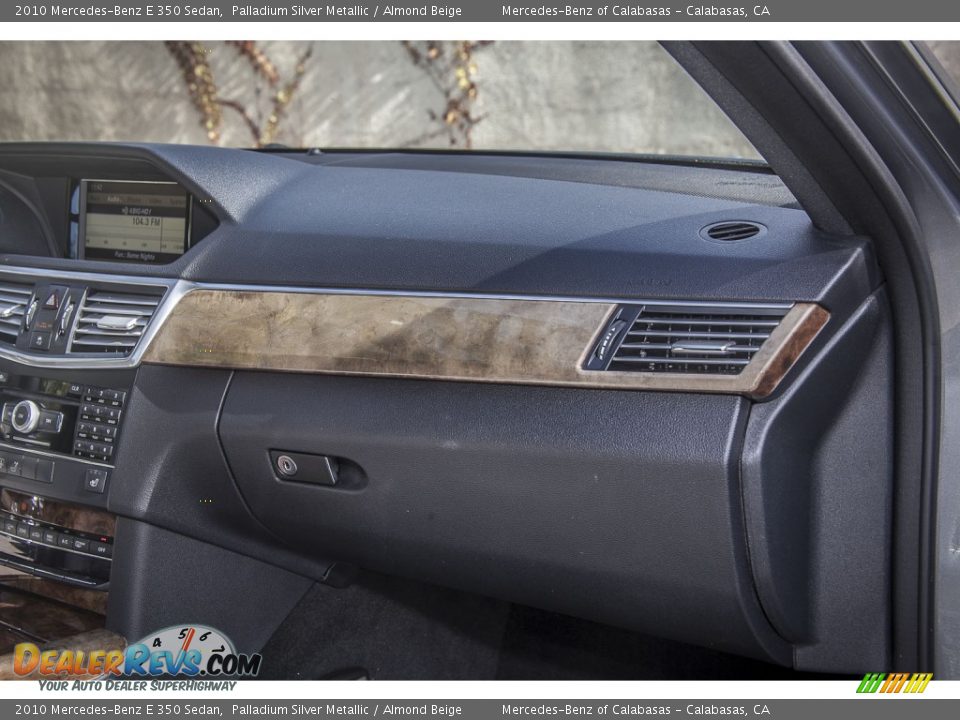 2010 Mercedes-Benz E 350 Sedan Palladium Silver Metallic / Almond Beige Photo #23