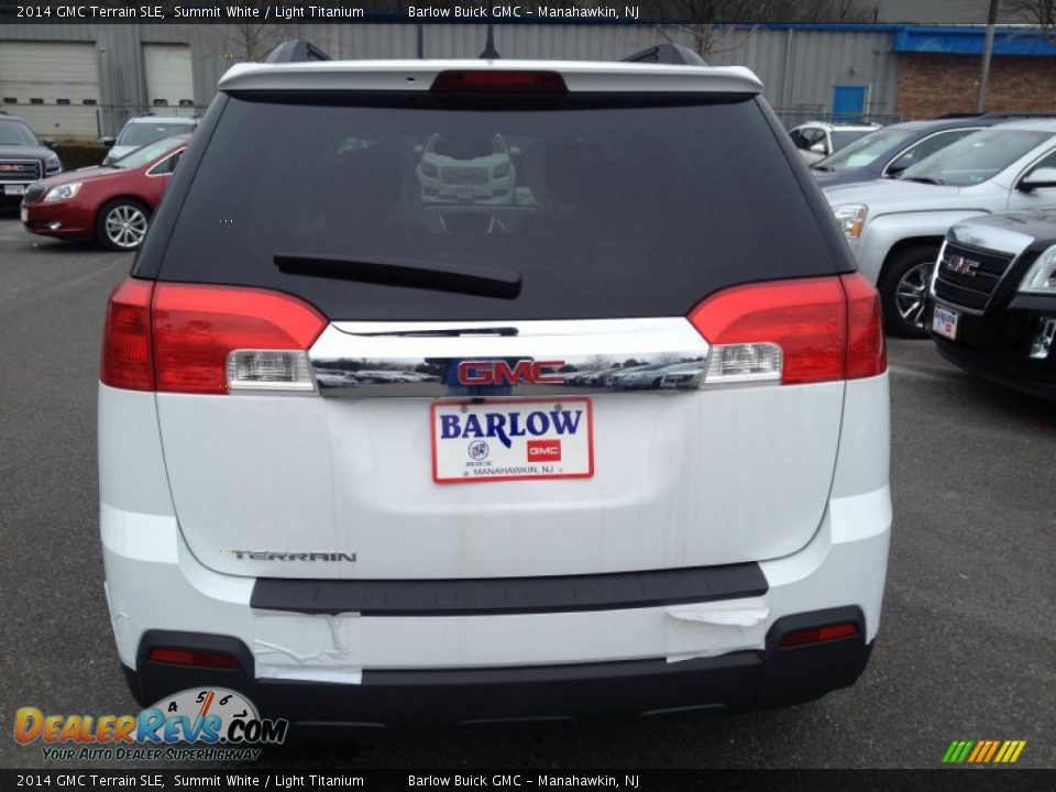 2014 GMC Terrain SLE Summit White / Light Titanium Photo #5