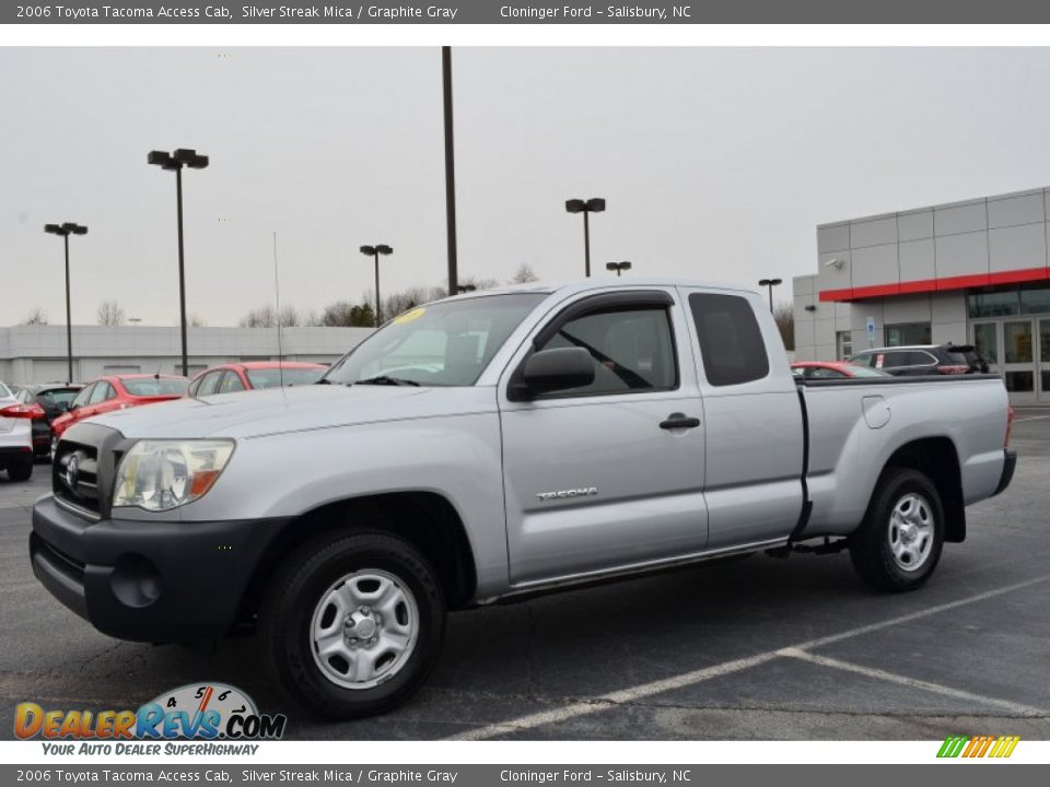 2006 Toyota Tacoma Access Cab Silver Streak Mica / Graphite Gray Photo #3
