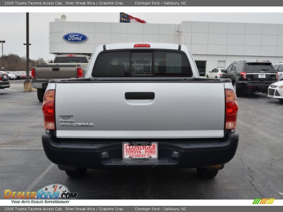 2006 Toyota Tacoma Access Cab Silver Streak Mica / Graphite Gray Photo #5