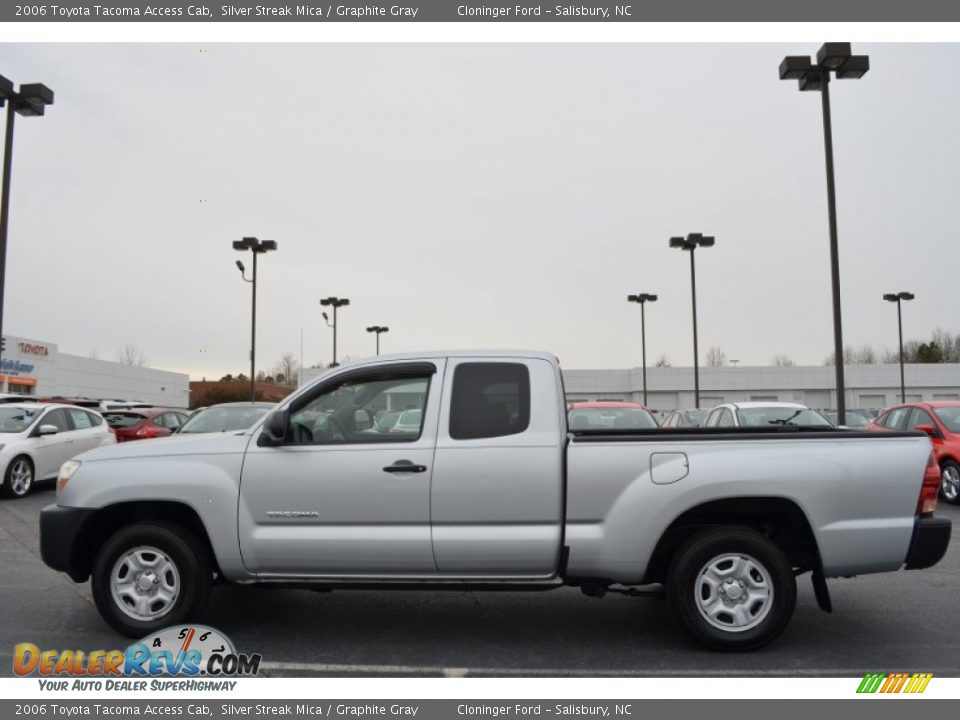 2006 Toyota Tacoma Access Cab Silver Streak Mica / Graphite Gray Photo #6