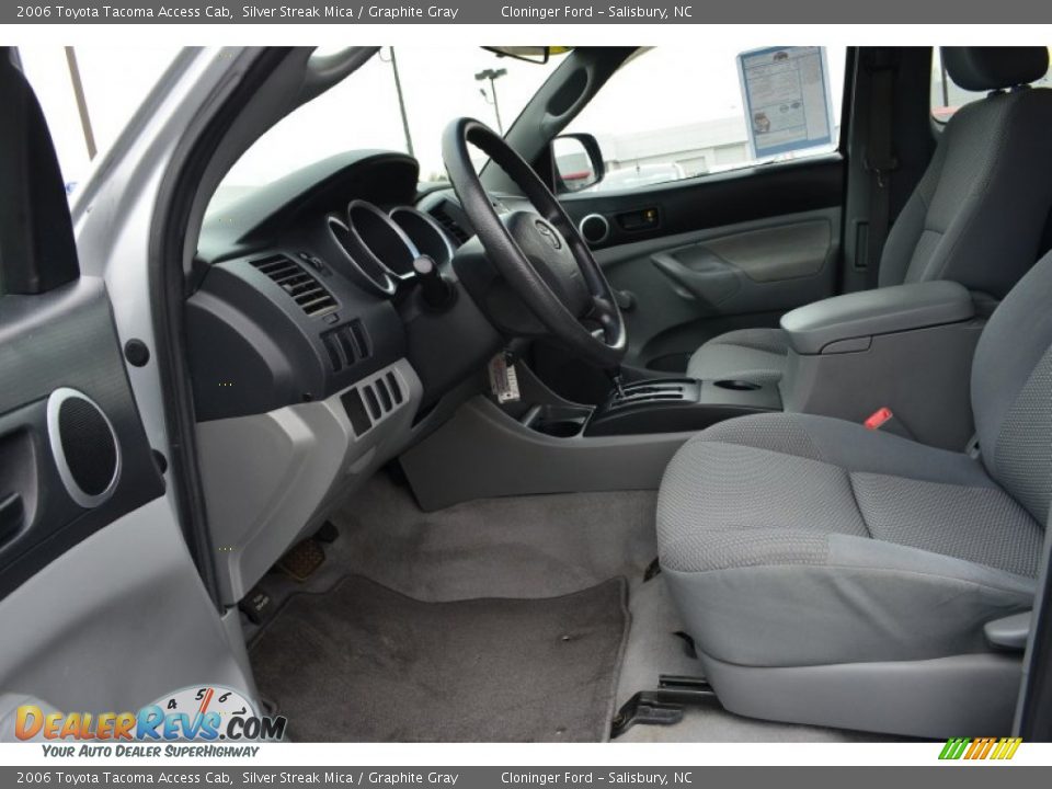 2006 Toyota Tacoma Access Cab Silver Streak Mica / Graphite Gray Photo #9