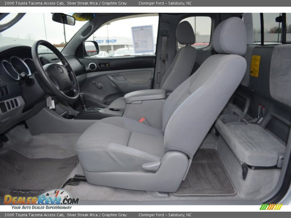 2006 Toyota Tacoma Access Cab Silver Streak Mica / Graphite Gray Photo #11