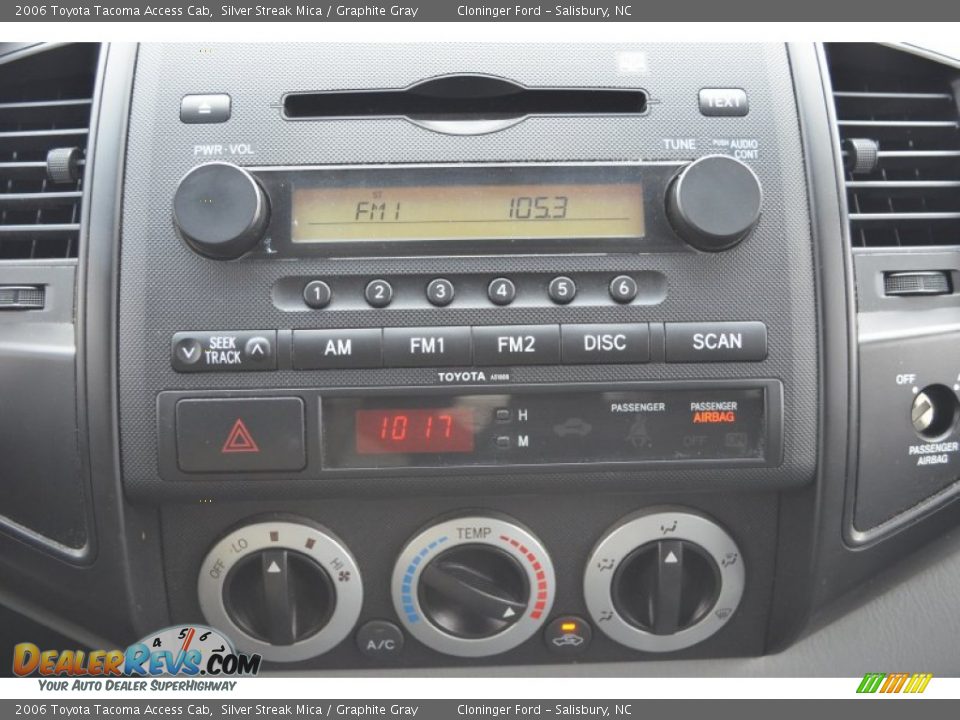 2006 Toyota Tacoma Access Cab Silver Streak Mica / Graphite Gray Photo #16