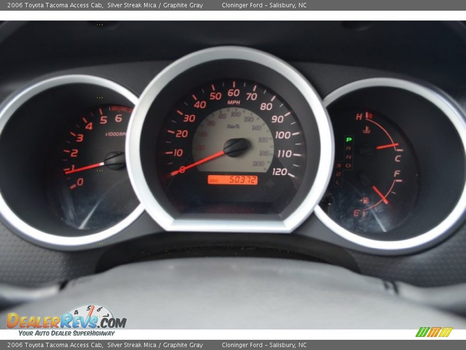 2006 Toyota Tacoma Access Cab Silver Streak Mica / Graphite Gray Photo #21