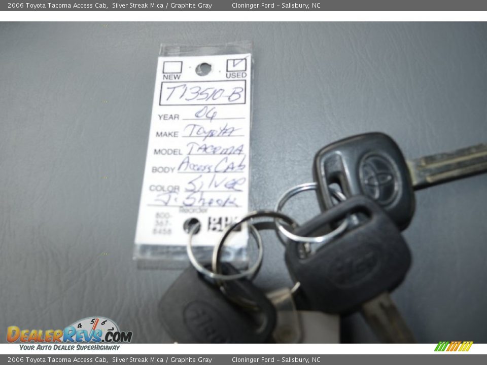 2006 Toyota Tacoma Access Cab Silver Streak Mica / Graphite Gray Photo #22