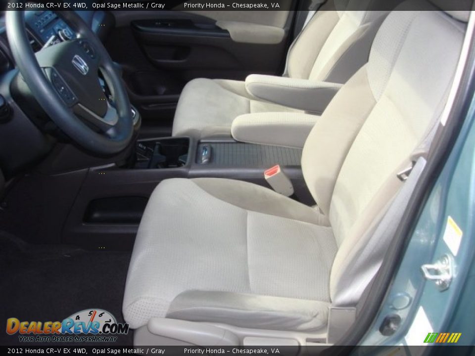 2012 Honda CR-V EX 4WD Opal Sage Metallic / Gray Photo #9