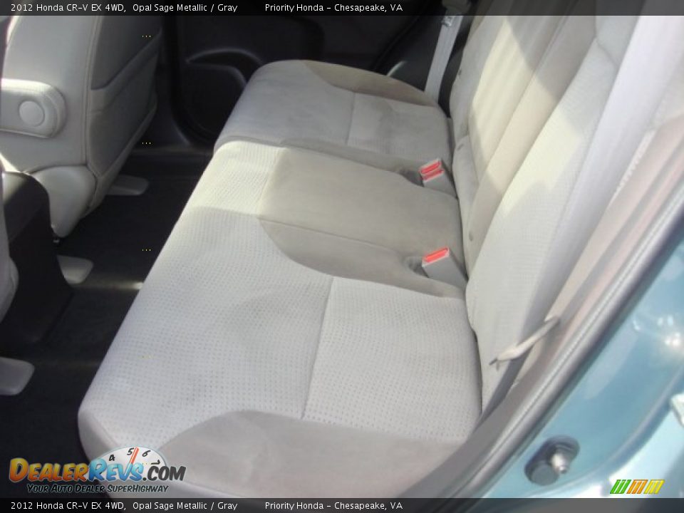 2012 Honda CR-V EX 4WD Opal Sage Metallic / Gray Photo #10