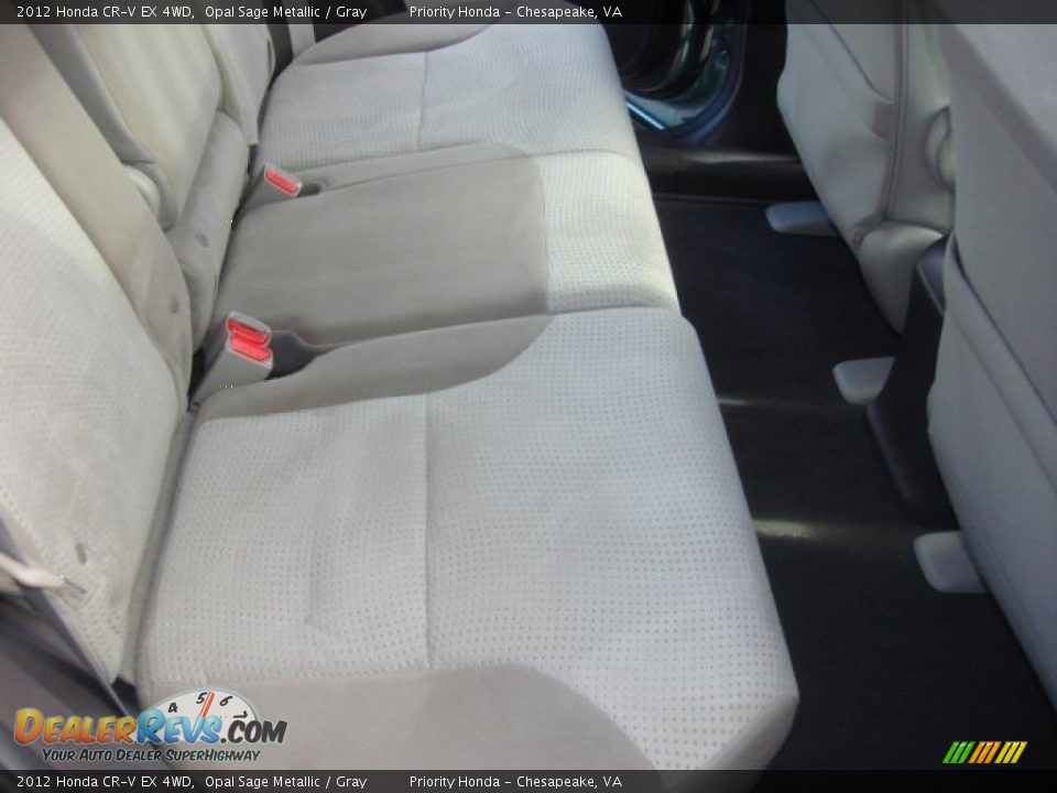 2012 Honda CR-V EX 4WD Opal Sage Metallic / Gray Photo #12