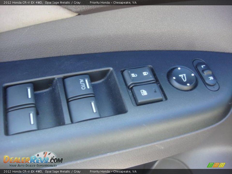 2012 Honda CR-V EX 4WD Opal Sage Metallic / Gray Photo #15