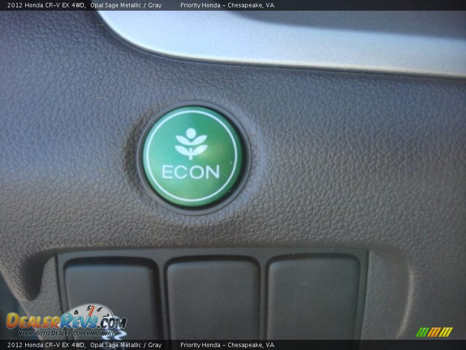 2012 Honda CR-V EX 4WD Opal Sage Metallic / Gray Photo #17