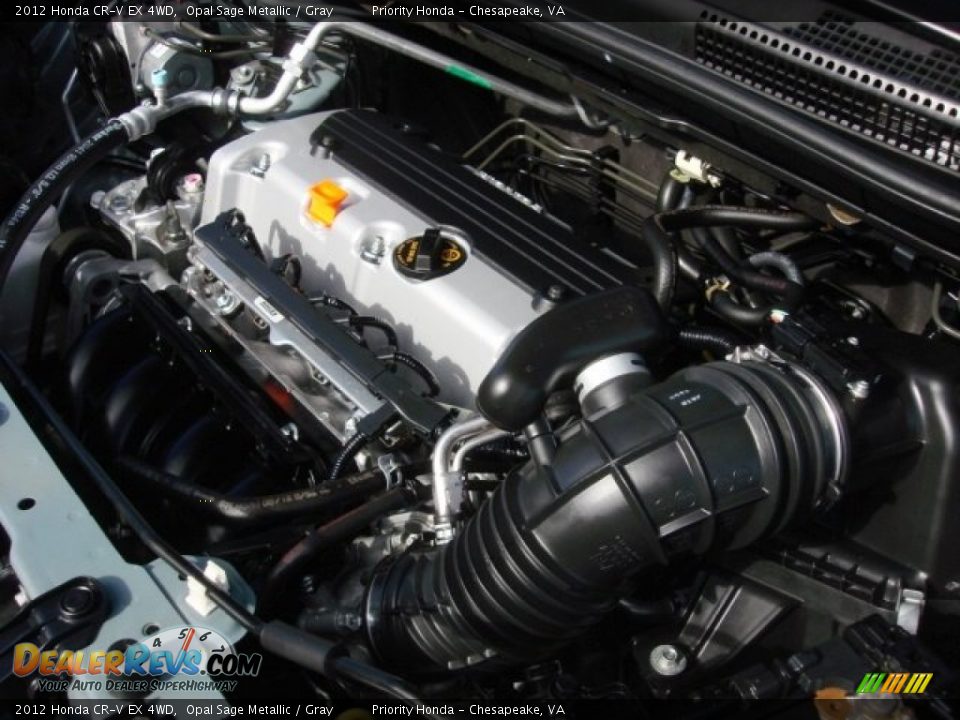 2012 Honda CR-V EX 4WD Opal Sage Metallic / Gray Photo #29