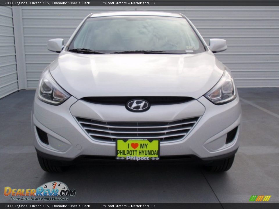 2014 Hyundai Tucson GLS Diamond Silver / Black Photo #8