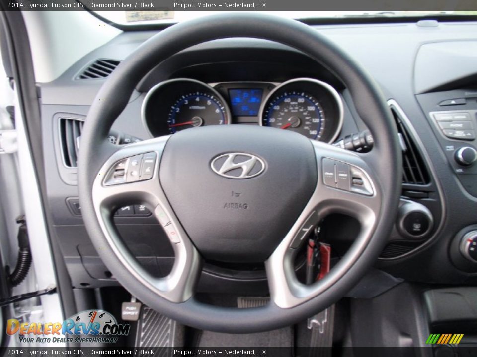 2014 Hyundai Tucson GLS Steering Wheel Photo #28